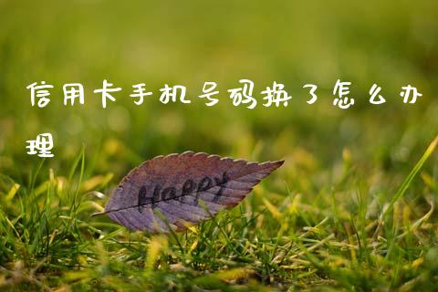 信用卡手机号码换了怎么办理_https://m.jnlaobingbanjia.com_理财规划_第1张