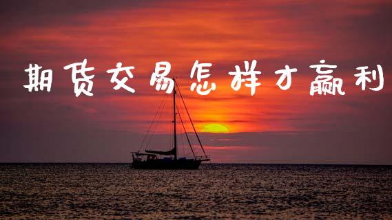 期货交易怎样才赢利_https://m.jnlaobingbanjia.com_金融监管_第1张