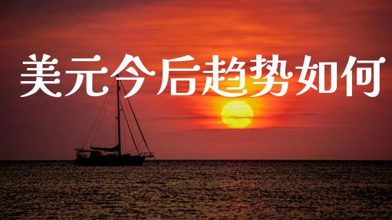 美元今后趋势如何_https://m.jnlaobingbanjia.com_股市新闻_第1张