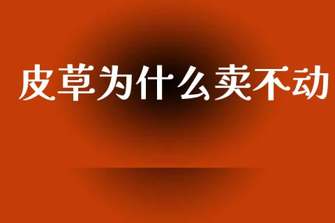 皮草为什么卖不动_https://m.jnlaobingbanjia.com_股市新闻_第1张