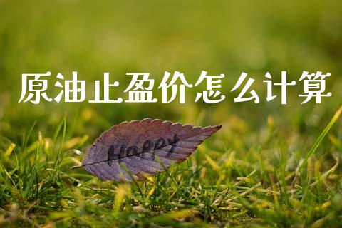 原油止盈价怎么计算_https://m.jnlaobingbanjia.com_理财规划_第1张