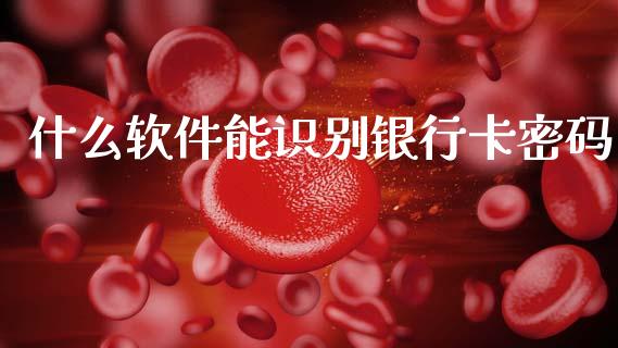 什么软件能识别银行卡密码_https://m.jnlaobingbanjia.com_基金市场_第1张