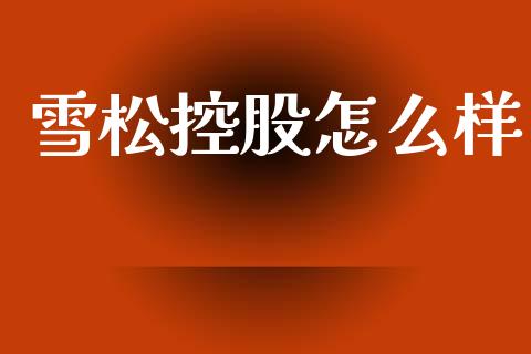 雪松控股怎么样_https://m.jnlaobingbanjia.com_基金市场_第1张