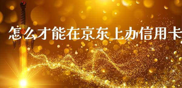 怎么才能在京东上办信用卡_https://m.jnlaobingbanjia.com_股市新闻_第1张