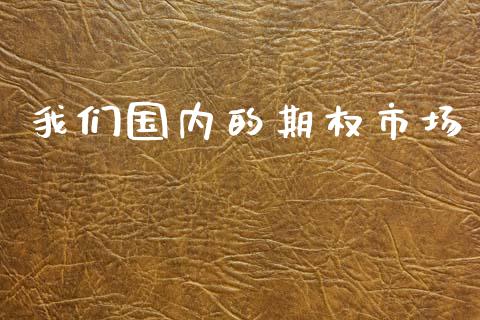 我们国内的期权市场_https://m.jnlaobingbanjia.com_理财规划_第1张