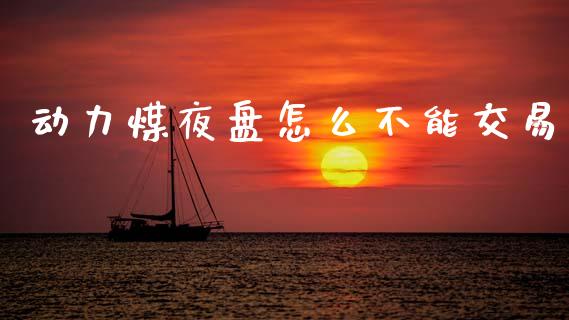 动力煤夜盘怎么不能交易_https://m.jnlaobingbanjia.com_理财规划_第1张