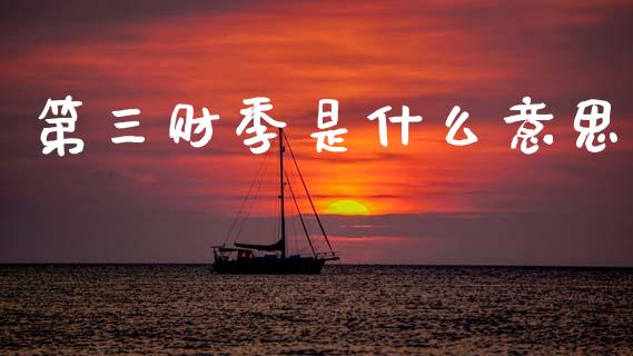 第三财季是什么意思_https://m.jnlaobingbanjia.com_区块链_第1张