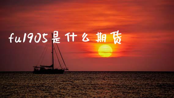 fu1905是什么期货_https://m.jnlaobingbanjia.com_全球市场_第1张