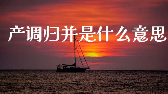 产调归并是什么意思_https://m.jnlaobingbanjia.com_金融监管_第1张