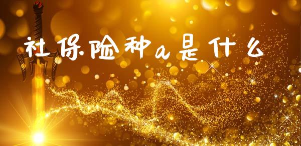 社保险种a是什么_https://m.jnlaobingbanjia.com_基金市场_第1张
