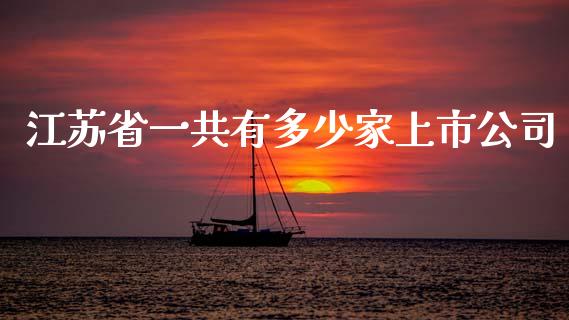 江苏省一共有多少家上市公司_https://m.jnlaobingbanjia.com_区块链_第1张