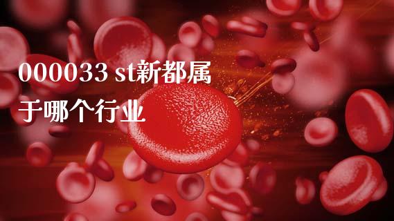 000033 st新都属于哪个行业_https://m.jnlaobingbanjia.com_股市新闻_第1张