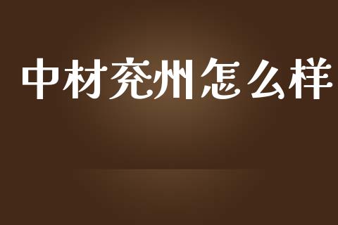 中材兖州怎么样_https://m.jnlaobingbanjia.com_金融监管_第1张