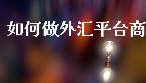 如何做外汇平台商_https://m.jnlaobingbanjia.com_基金市场_第1张