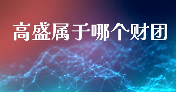 高盛属于哪个财团_https://m.jnlaobingbanjia.com_股市新闻_第1张