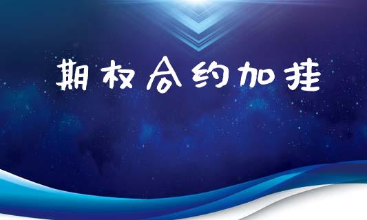 期权合约加挂_https://m.jnlaobingbanjia.com_金融监管_第1张