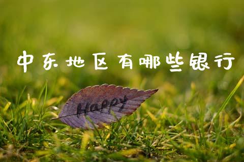 中东地区有哪些银行_https://m.jnlaobingbanjia.com_股市新闻_第1张
