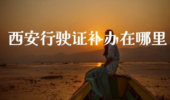 西安行驶证补办在哪里_https://m.jnlaobingbanjia.com_基金市场_第1张