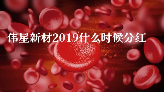 伟星新材2019什么时候分红_https://m.jnlaobingbanjia.com_全球市场_第1张