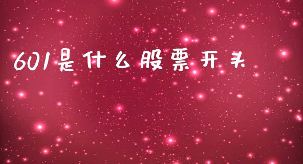 601是什么股票开头_https://m.jnlaobingbanjia.com_理财规划_第1张