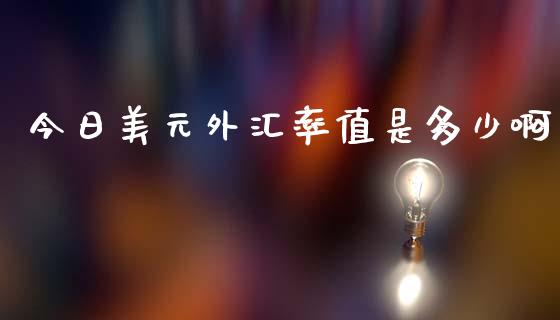 今日美元外汇率值是多少啊_https://m.jnlaobingbanjia.com_区块链_第1张