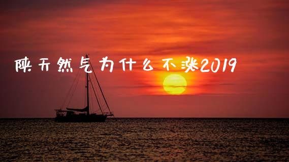 陕天然气为什么不涨2019_https://m.jnlaobingbanjia.com_全球市场_第1张