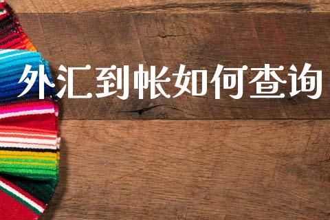 外汇到帐如何查询_https://m.jnlaobingbanjia.com_股市新闻_第1张