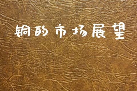 铜的市场展望_https://m.jnlaobingbanjia.com_金融监管_第1张