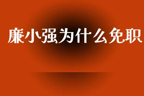廉小强为什么免职_https://m.jnlaobingbanjia.com_区块链_第1张