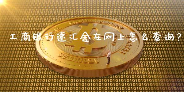 工商银行速汇金在网上怎么查询？_https://m.jnlaobingbanjia.com_基金市场_第1张