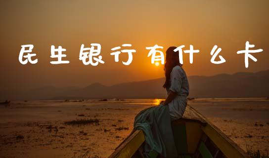 民生银行有什么卡_https://m.jnlaobingbanjia.com_理财规划_第1张