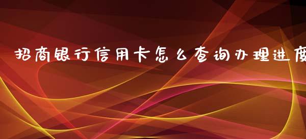 招商银行信用卡怎么查询办理进度_https://m.jnlaobingbanjia.com_理财规划_第1张