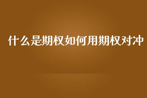 什么是期权如何用期权对冲_https://m.jnlaobingbanjia.com_区块链_第1张