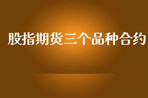 股指期货三个品种合约_https://m.jnlaobingbanjia.com_理财规划_第1张