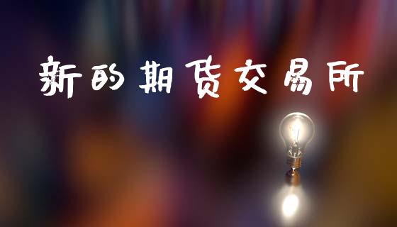 新的期货交易所_https://m.jnlaobingbanjia.com_金融监管_第1张