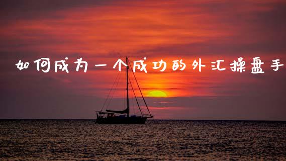 如何成为一个成功的外汇操盘手_https://m.jnlaobingbanjia.com_理财规划_第1张