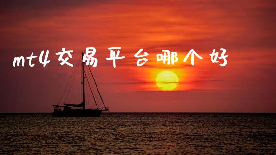 mt4交易平台哪个好_https://m.jnlaobingbanjia.com_全球市场_第1张