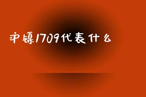 沪镍1709代表什么_https://m.jnlaobingbanjia.com_股市新闻_第1张