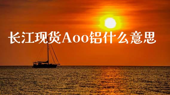 长江现货Aoo铝什么意思_https://m.jnlaobingbanjia.com_股市新闻_第1张