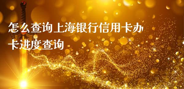 怎么查询上海银行信用卡办卡进度查询_https://m.jnlaobingbanjia.com_理财规划_第1张