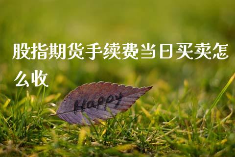 股指期货手续费当日买卖怎么收_https://m.jnlaobingbanjia.com_基金市场_第1张