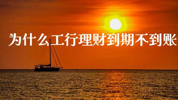 为什么工行理财到期不到账_https://m.jnlaobingbanjia.com_金融监管_第1张