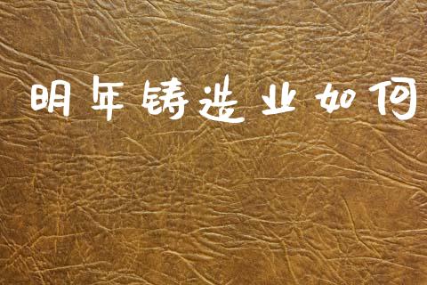 明年铸造业如何_https://m.jnlaobingbanjia.com_全球市场_第1张