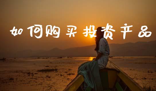 如何购买投资产品_https://m.jnlaobingbanjia.com_金融监管_第1张