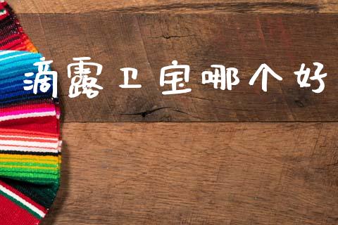 滴露卫宝哪个好_https://m.jnlaobingbanjia.com_理财规划_第1张