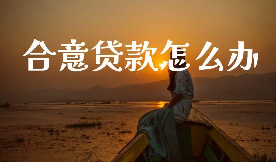 合意贷款怎么办_https://m.jnlaobingbanjia.com_股市新闻_第1张