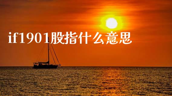 if1901股指什么意思_https://m.jnlaobingbanjia.com_金融监管_第1张