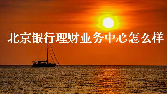 北京银行理财业务中心怎么样_https://m.jnlaobingbanjia.com_金融监管_第1张