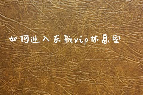 如何进入东航vip休息室_https://m.jnlaobingbanjia.com_基金市场_第1张