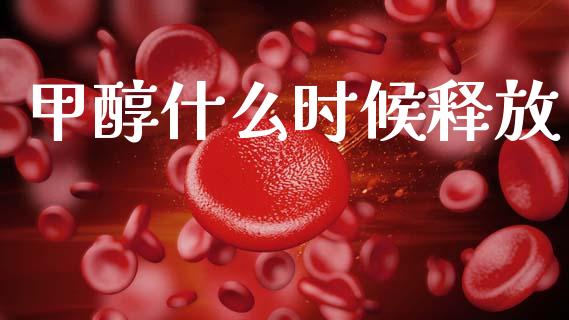 甲醇什么时候释放_https://m.jnlaobingbanjia.com_全球市场_第1张